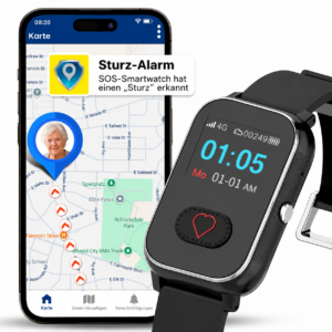 Senioren Sturzerkennung SOS-Smartwatch